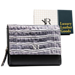 Leather wallet RFID ROVICKY RV-3412-SLA