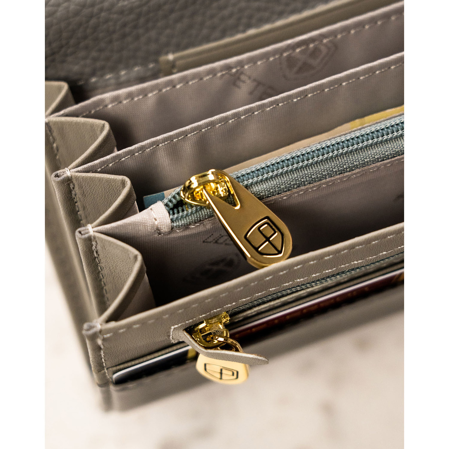 Leather wallet RFID PETERSON PTN PH27-LFL