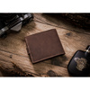 Leather wallet RFID N992L-CHM-HORSE-BL