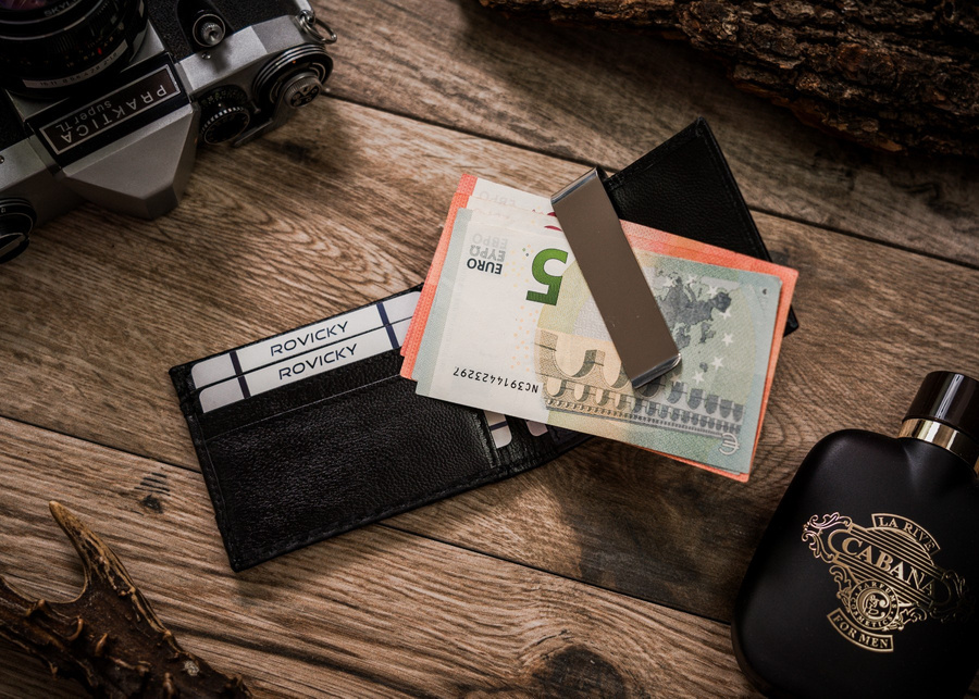 Leather wallet RFID ROVICKY R-RM-19-GCL-CF
