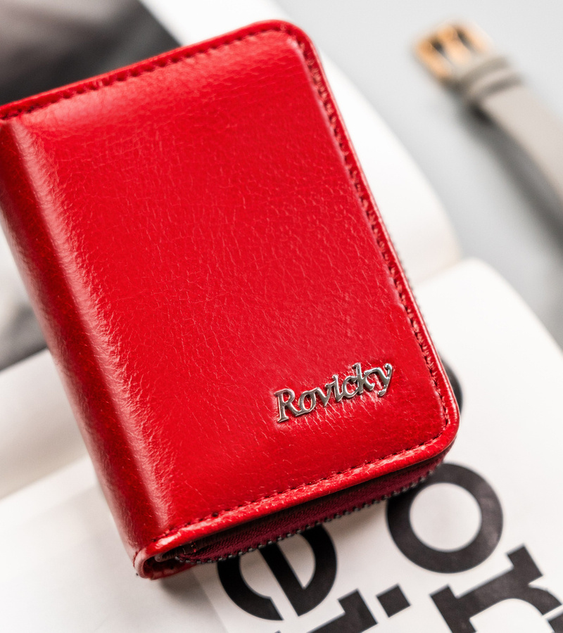 Leather & leatherette wallet RFID ROVICKY RPX-33-ML