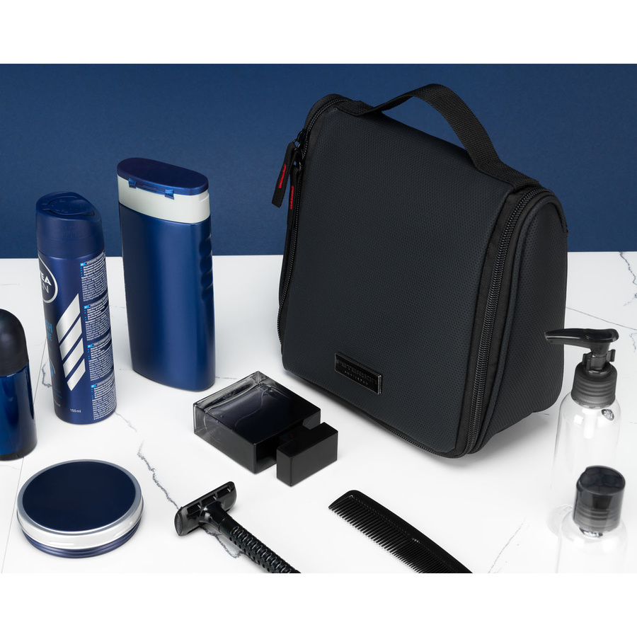 Synthetic cosmetic bag PETERSON PTN KOS-H-01