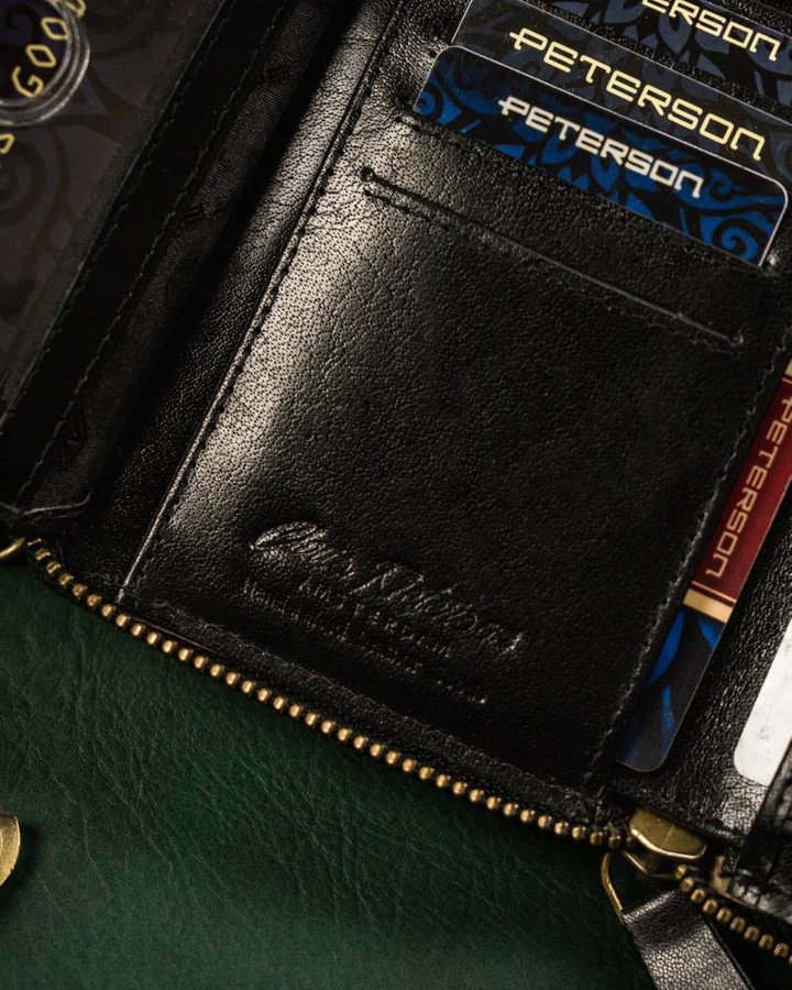 Leather's wallet RFID PETRSON PTN 340Ł-2-1-1