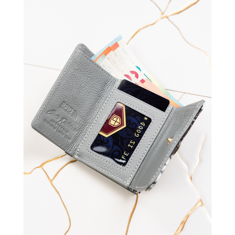 Leather wallet RFID PETERSON PTN PH32-LFL