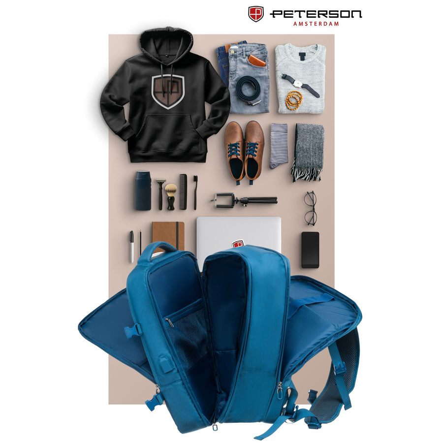 Polyester bagpack PETERSON PTN 24421