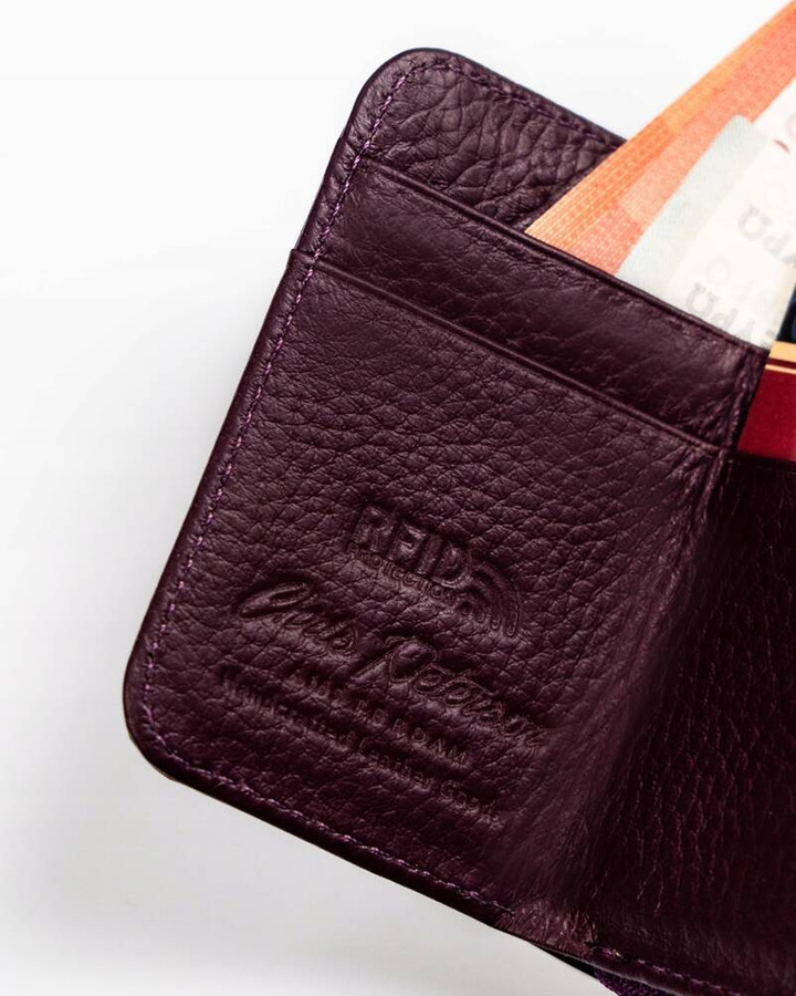 Leather wallet RFID PETERSON PTN 423229-SH