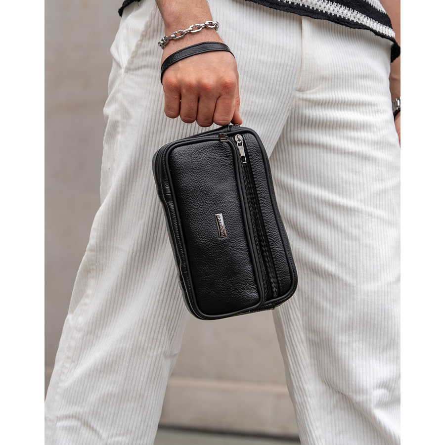 Leather bumbag ROVICKY R-13212