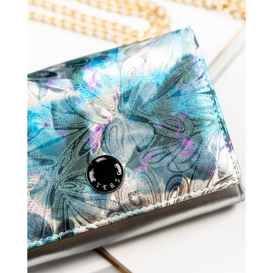 Leather+leatherette wallet RFID PETERSON PTN PX30-1-NPK
