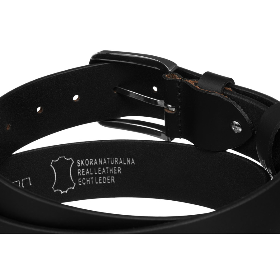 Leather belt PETERSON PTN LTP-SMO