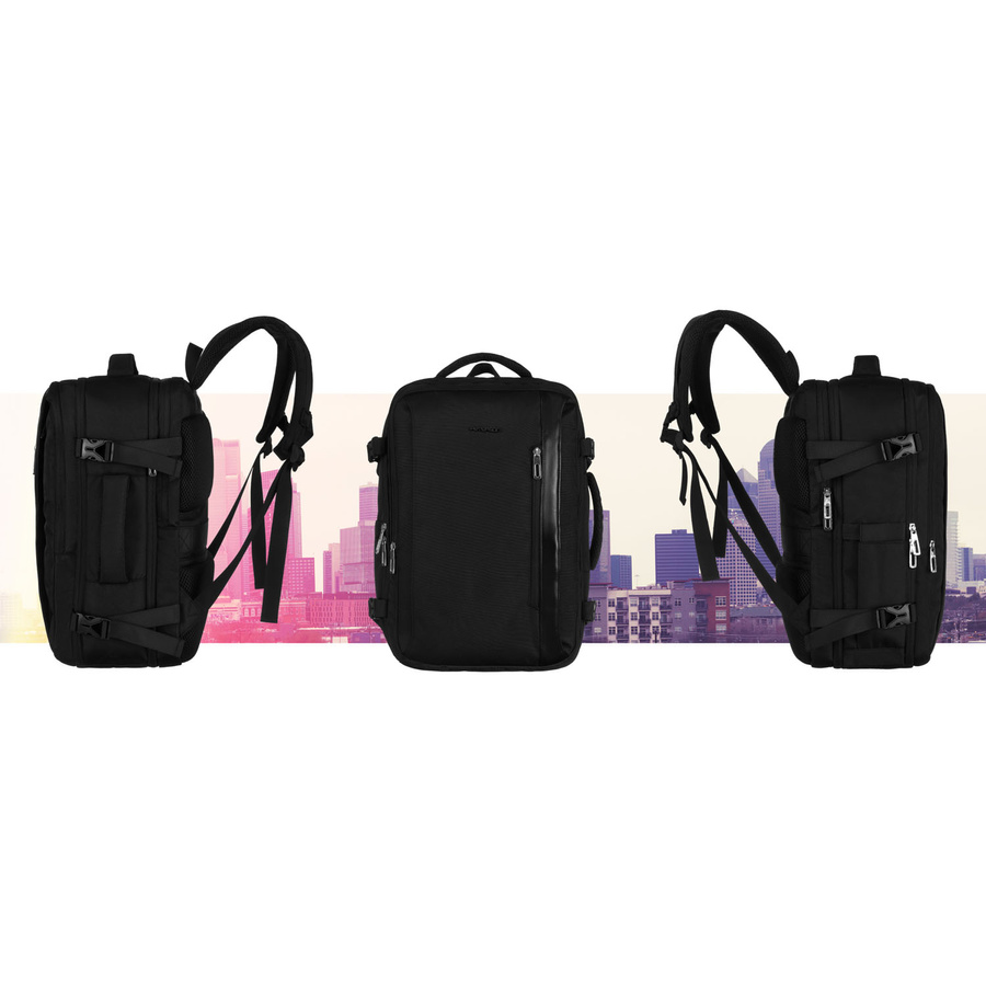 Nylon laptop bagpack PETERSON PTN 24403