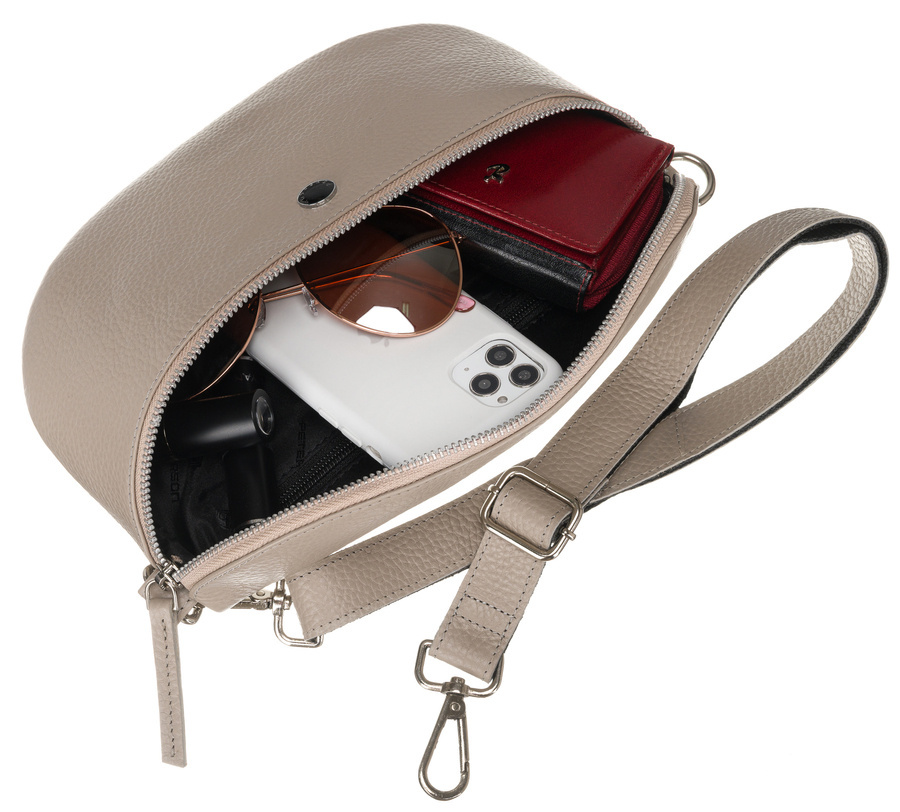 Leather bumbag PETERSON PTN 28301-SKG