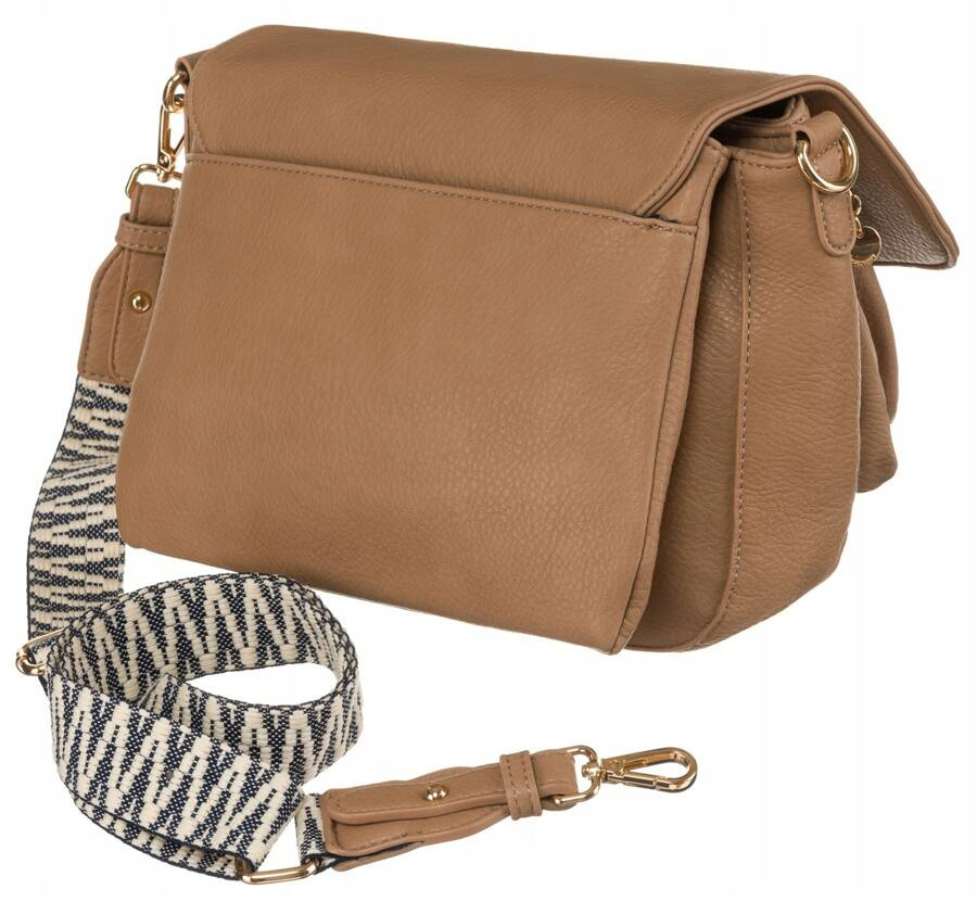 Stylowa listonoszka damska ze skóry ekologicznej - LuluCastagnette