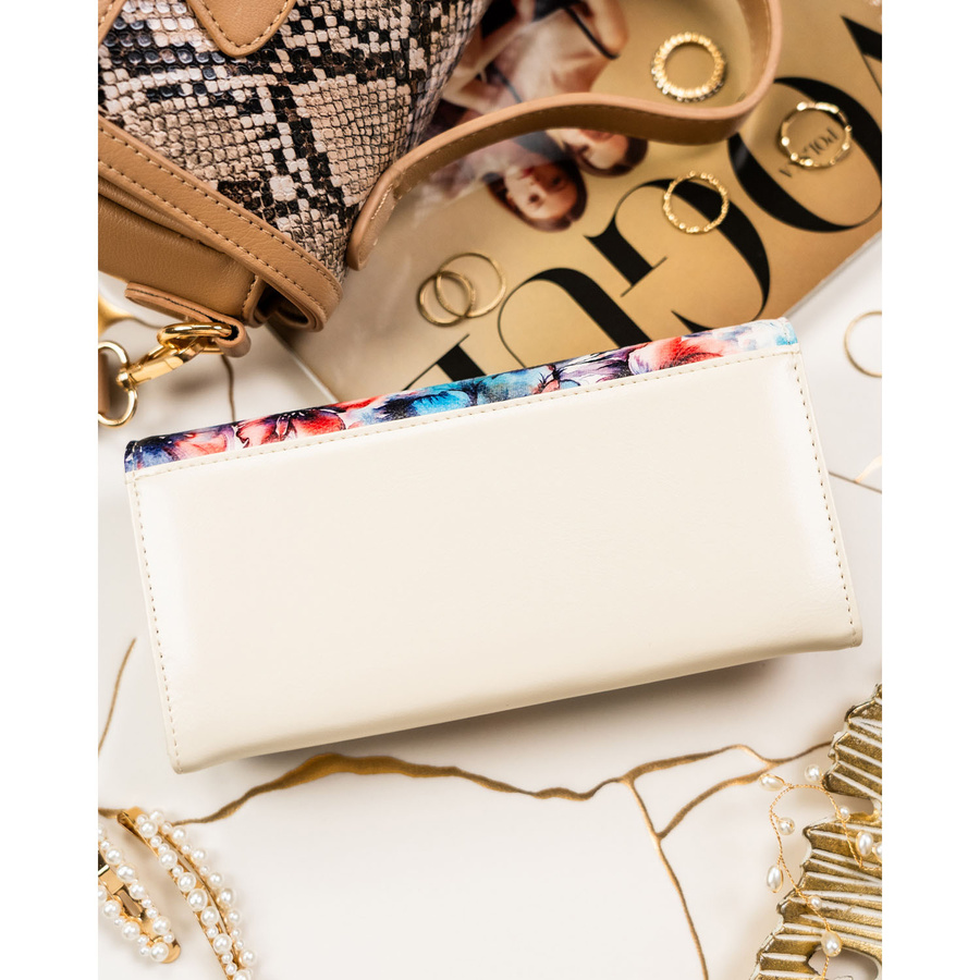 Leather and leatherette wallet RFID PETERSON PTN PX27-PF2
