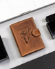 Leather wallet RFID ALWAYS WILD N4L-CHM-DEER