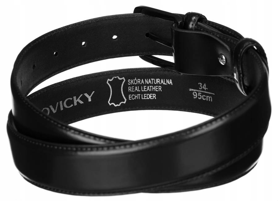 Leather belt ROVICKY RPM-14-SPL