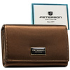 Leather and leatherette wallet RFID PETERSON PTN PS112-HNL