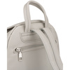 Szary, miejski plecak damski ze skóry ekologicznej - Rovicky
