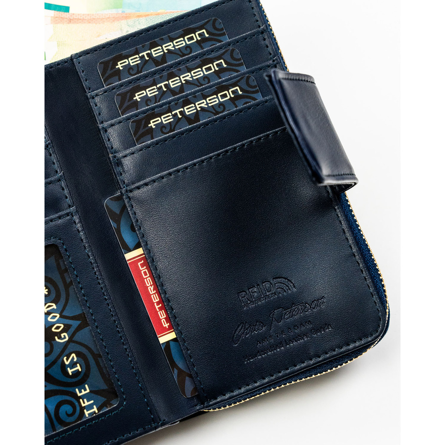 Leatherette wallet RFID PETERSON PTN 008-HF