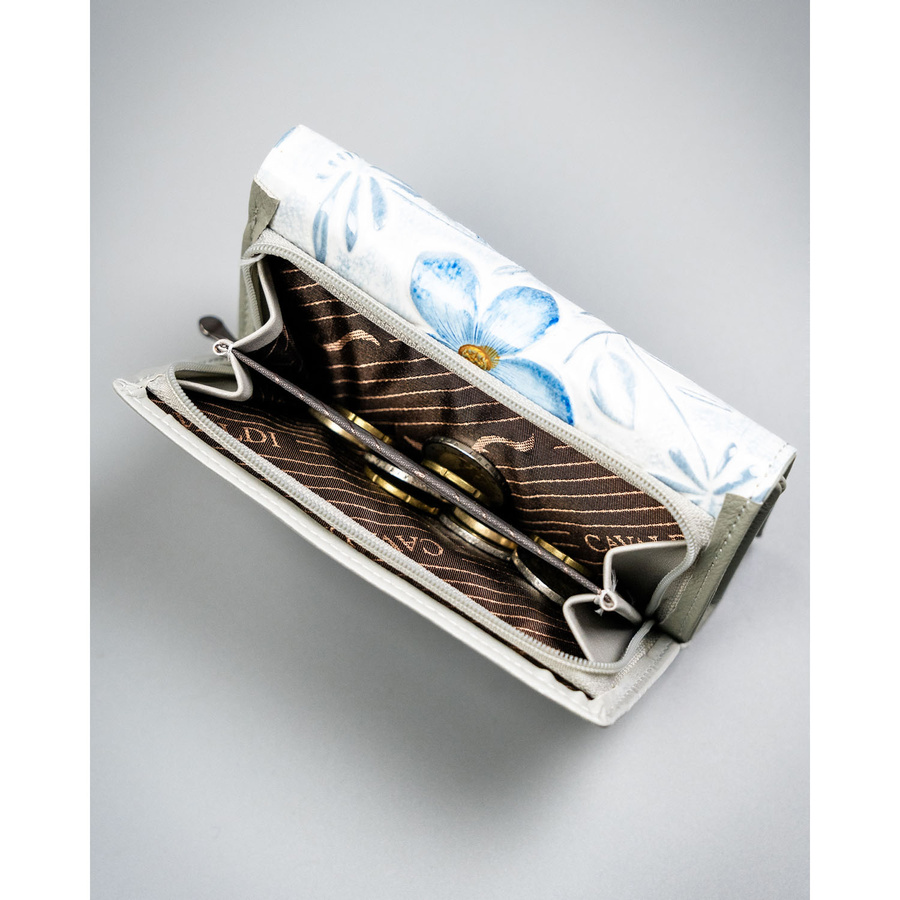 Leather wallet 4U CAVALDI PN29-FL-BL-MULTI