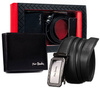 Leather's wallet and belt set PIERRE CARDIN ZM-PC