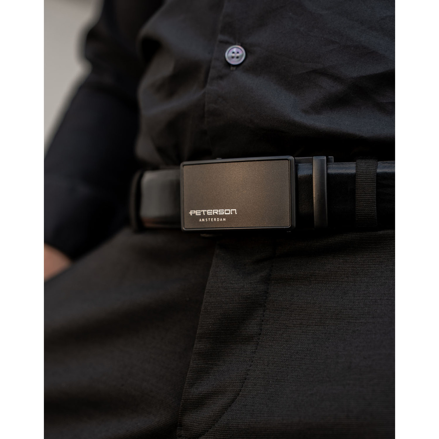 Leather belt PETERSON PTN A004