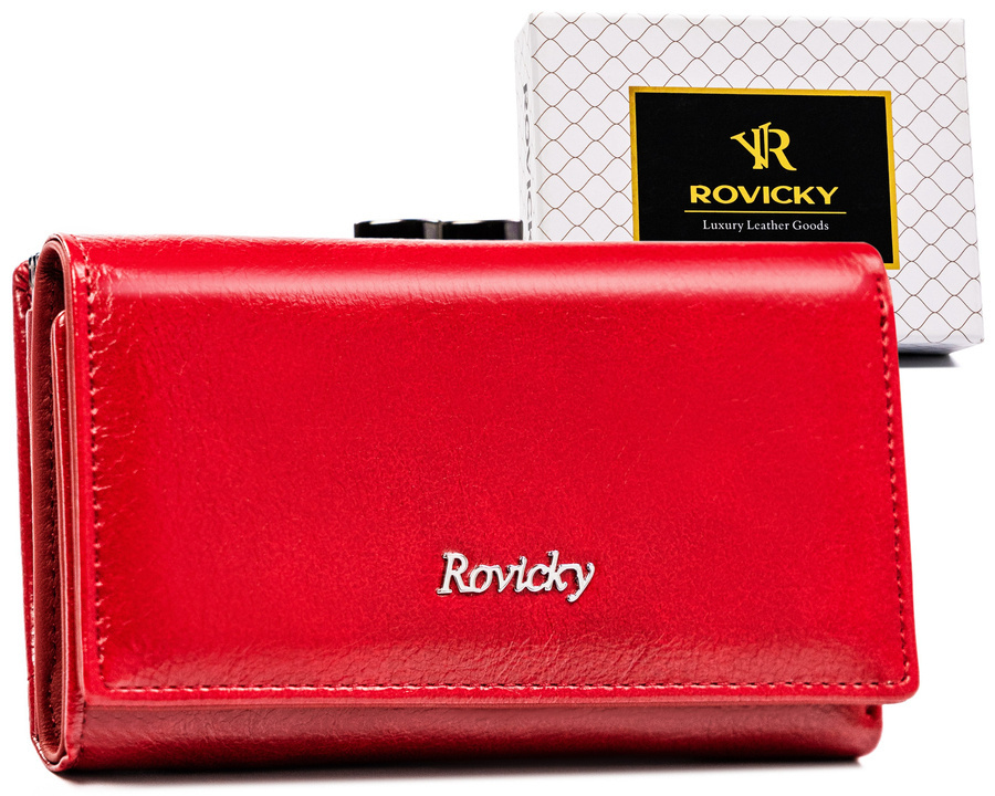 Leather & leatherette wallet RFID ROVICKY RPX-23-ML