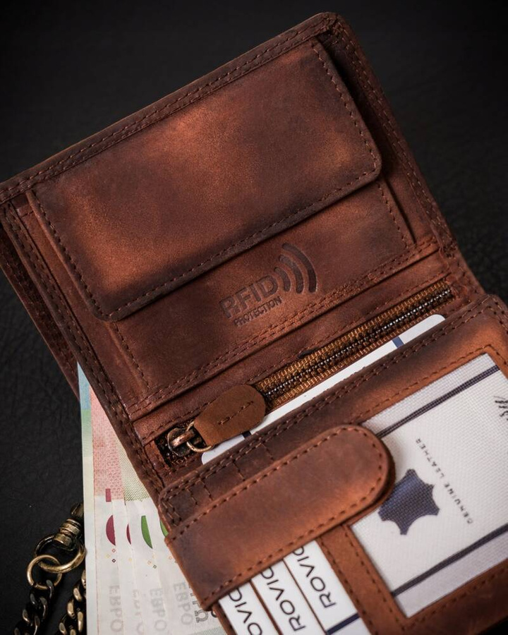 Leather wallet RFID N4C-VIN-08