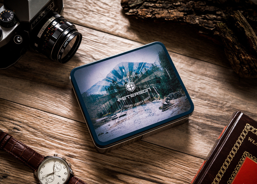 Leather men wallet PETERSON PTN 304E