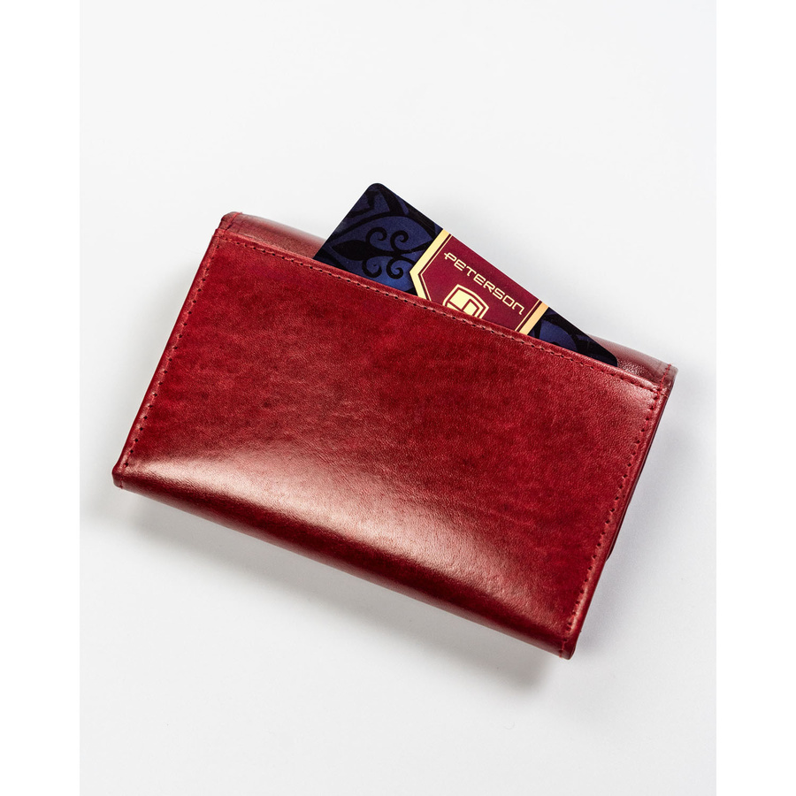 Leather wallet RFID PETERSON PTN 27074-TVT