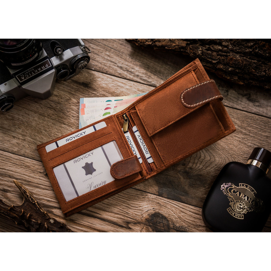 Leather wallet RFID ALWAYS WILD N992L-CHM-DOG-2