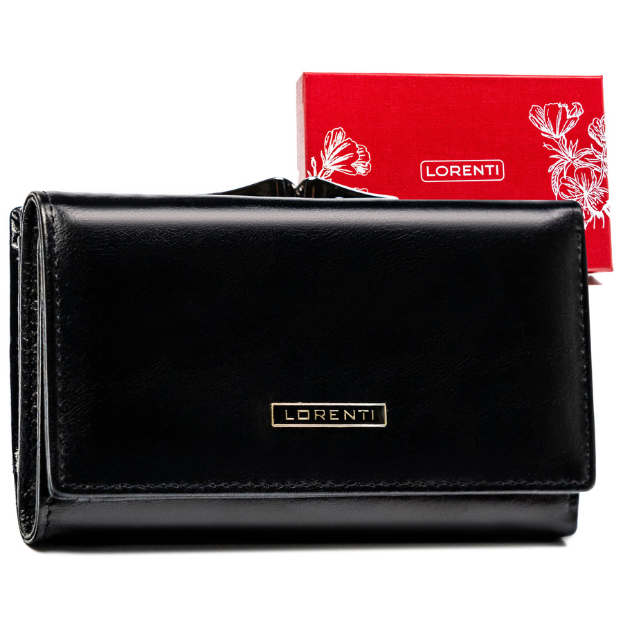 Leather wallet RFID LORENTI 55020-GBL