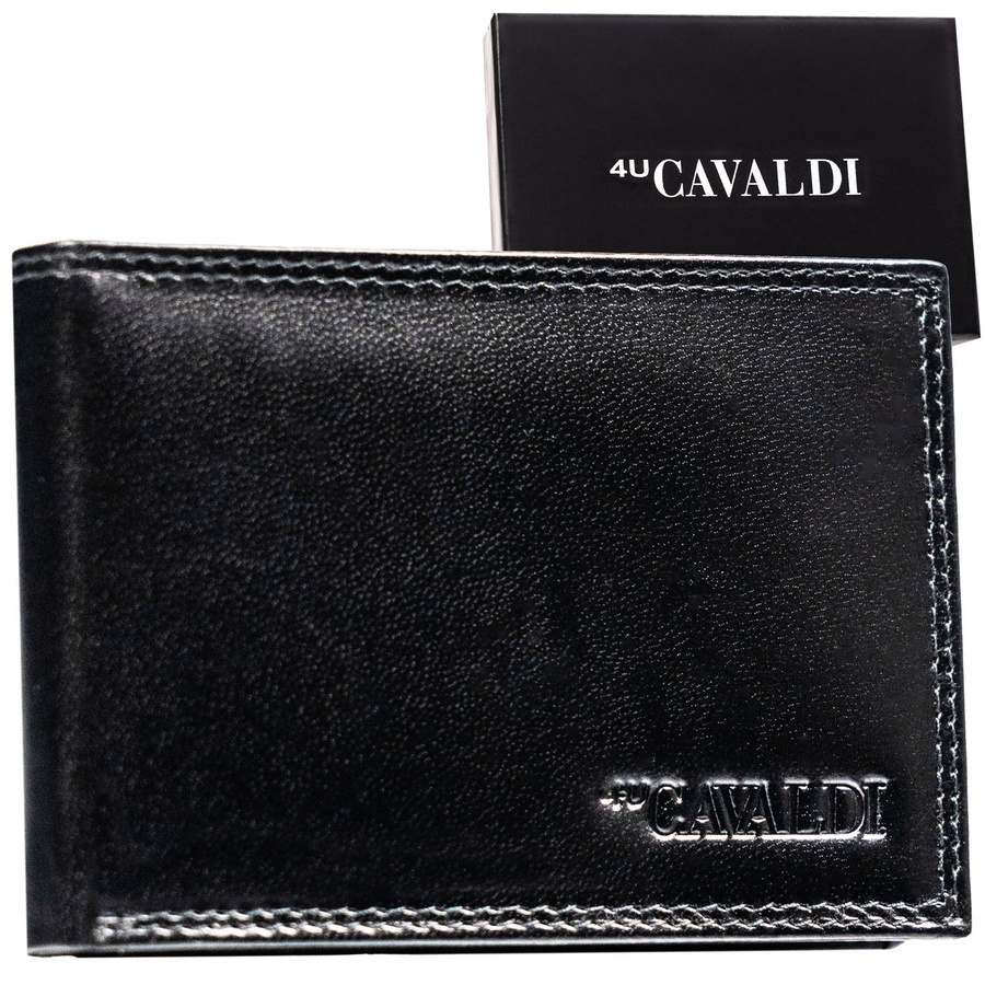 Leather card case 4U CAVALDI CW1017-LGV