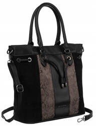 Leatherette bag DAVID JONES 6885-5