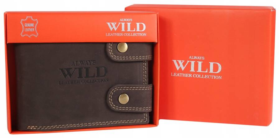 Leather wallet RFID ALWAYS WILD 2900-BIC