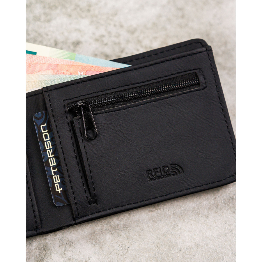 Leatherette wallet RFID PETERSON PTN EH-03Z