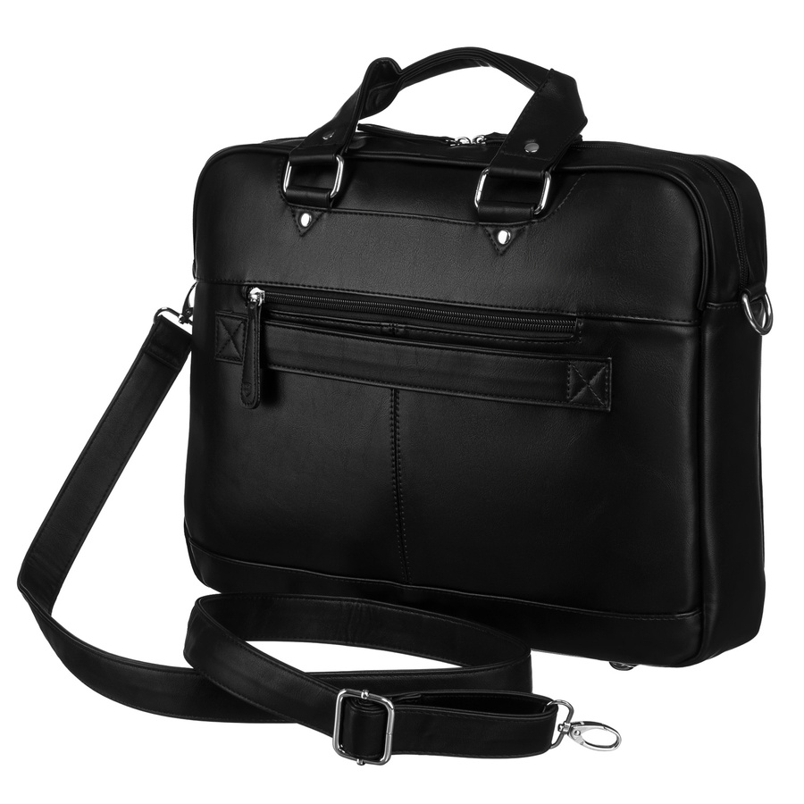 Leatherette laptop bag PETERSON PTN LAP-801-15-PUD-1