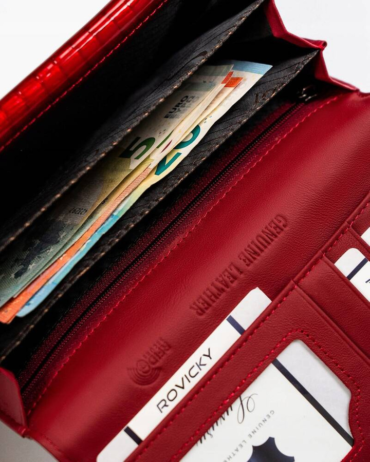 Leather wallet RFID 4U CAVALDI H22-3-DBF