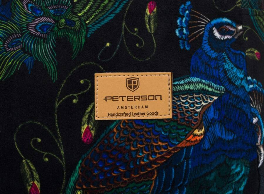 Full printed backpack PETERSON PTN PLEC-03