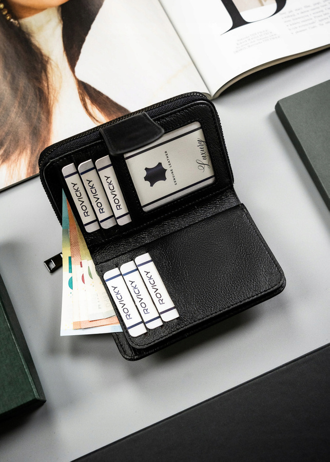 Leather wallet RFID 4U CAVALDI 76115-IL2-BL