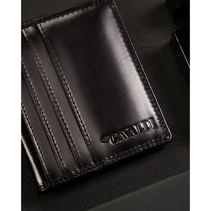 Leather card case 4U CAVALDI CW1015-LGV