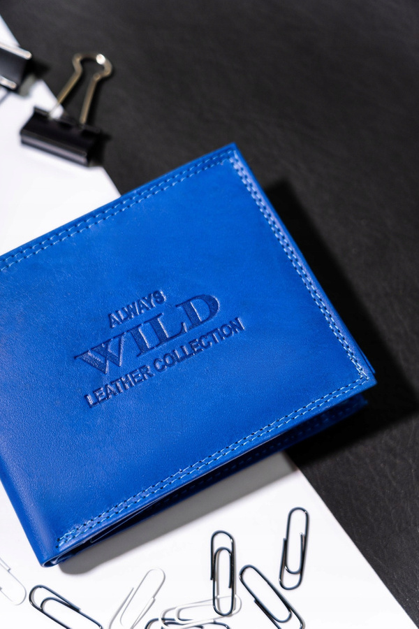 Leather wallet ALWAYS WILD AW-N6-MAL