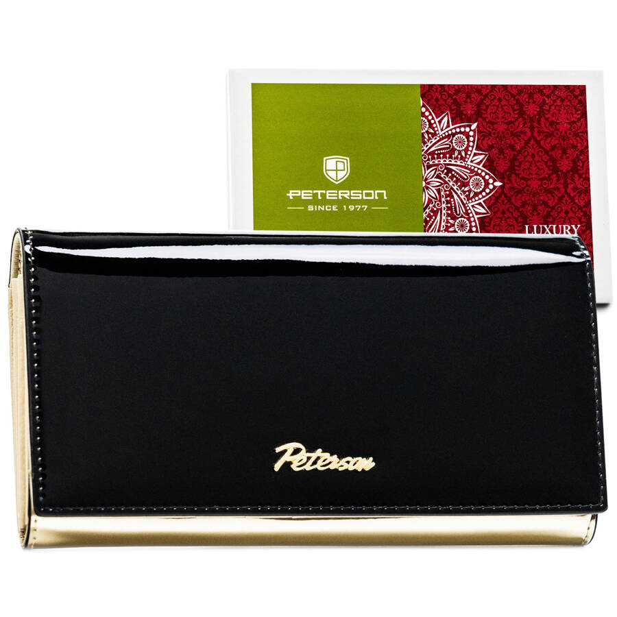 Leather wallet RFID PETERSON PTN 1N-411