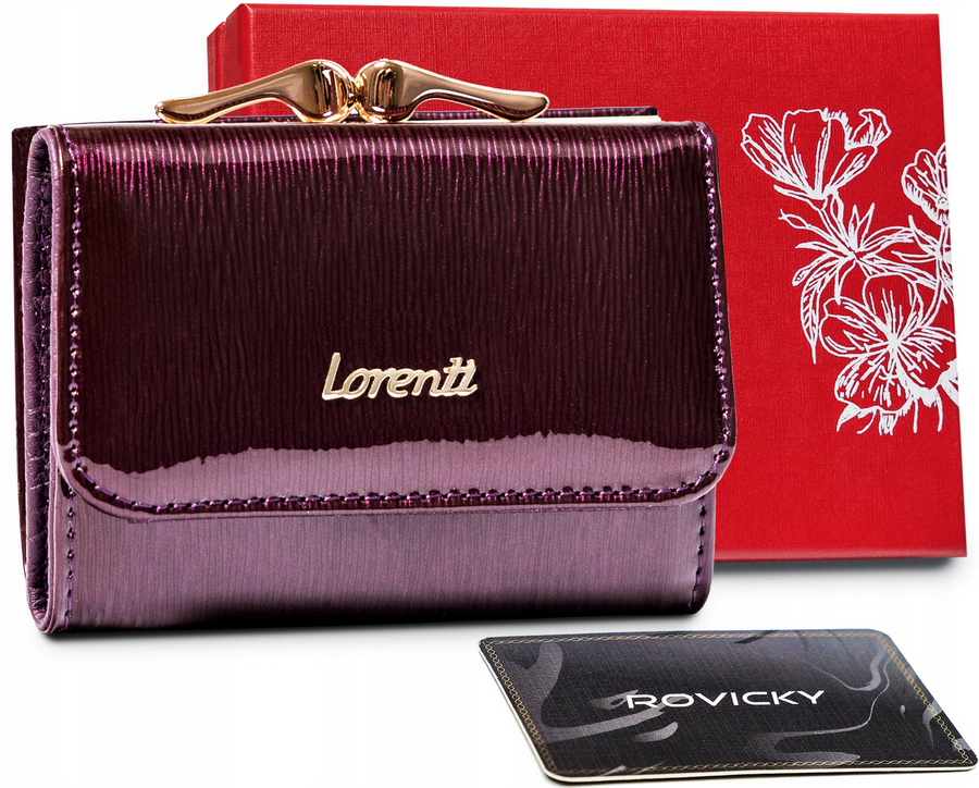 Leather women wallet LORENTI 55287-SH-RFID