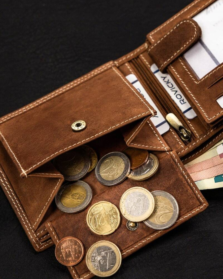 Leather wallet RFID ALWAYS WILD N992-CHM-PISC