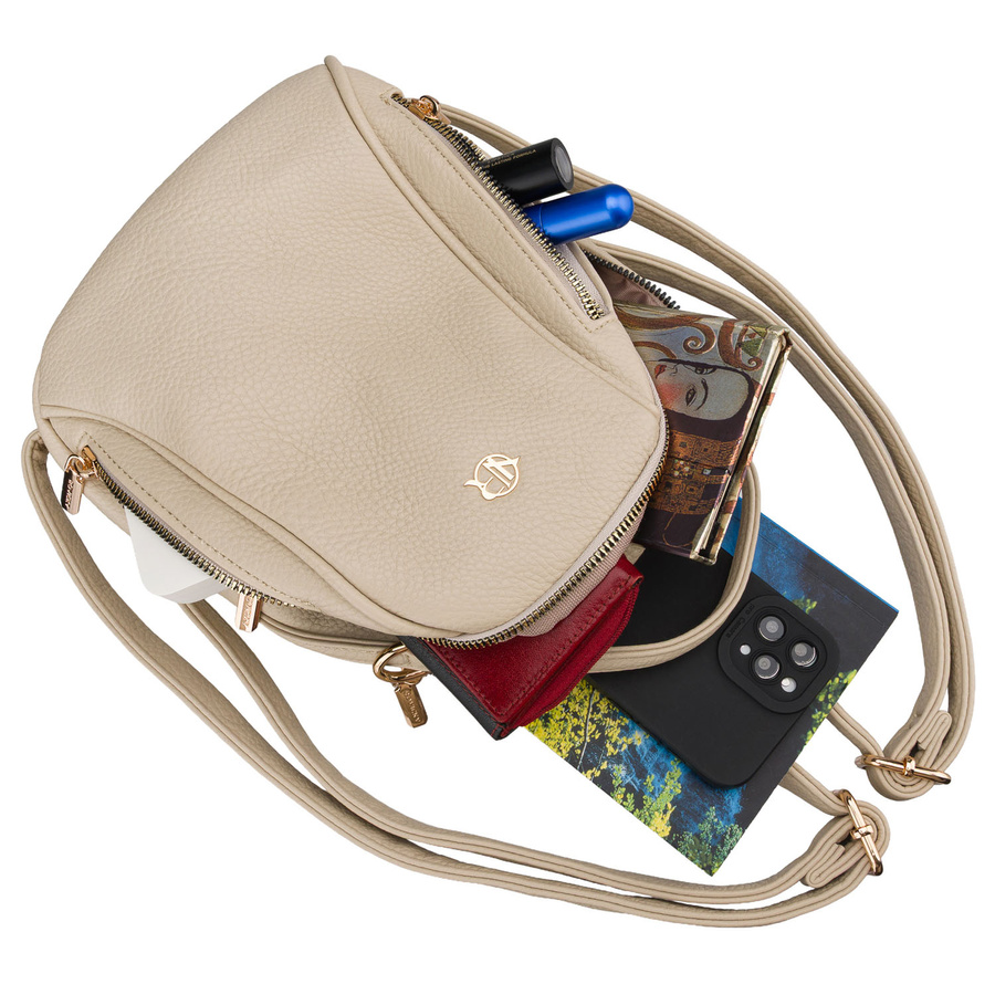 Leatherette bagpack ROVICKY R-KP-11-F19