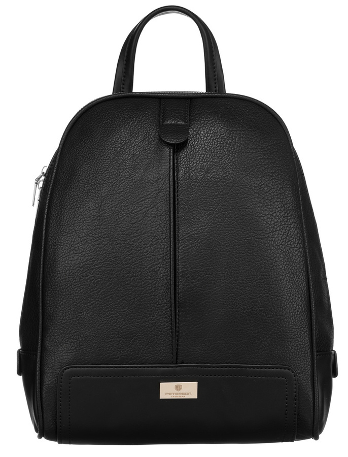 Leatherette bagpack PETERSON PTN PL