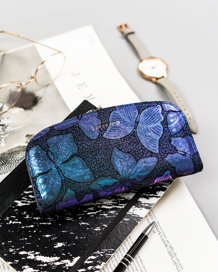Leather wallet RFID PETERSON PTN 42123-ONBF