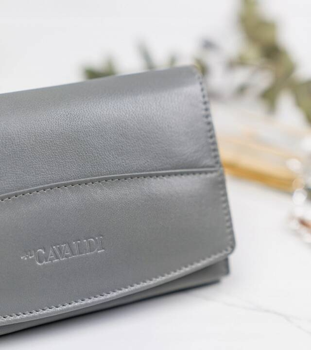 Leather wallet RFID 4U CAVALDI RD-06-GCL