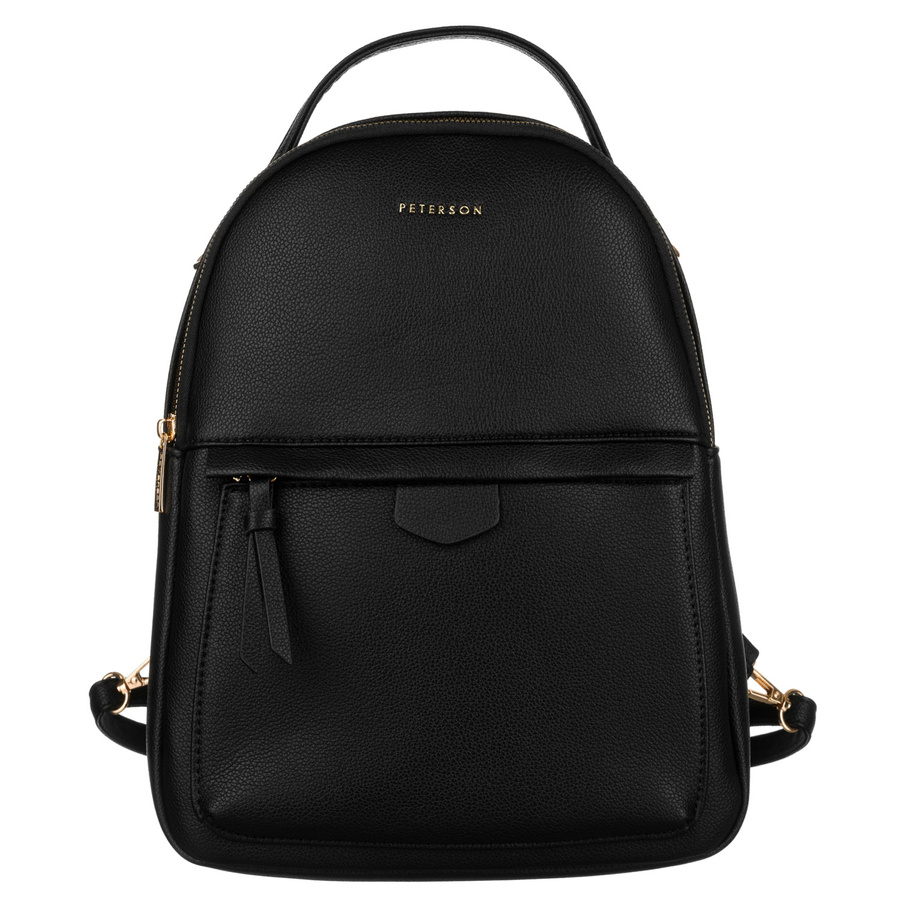 Leatherette bagpack PETERSON PTN F3606