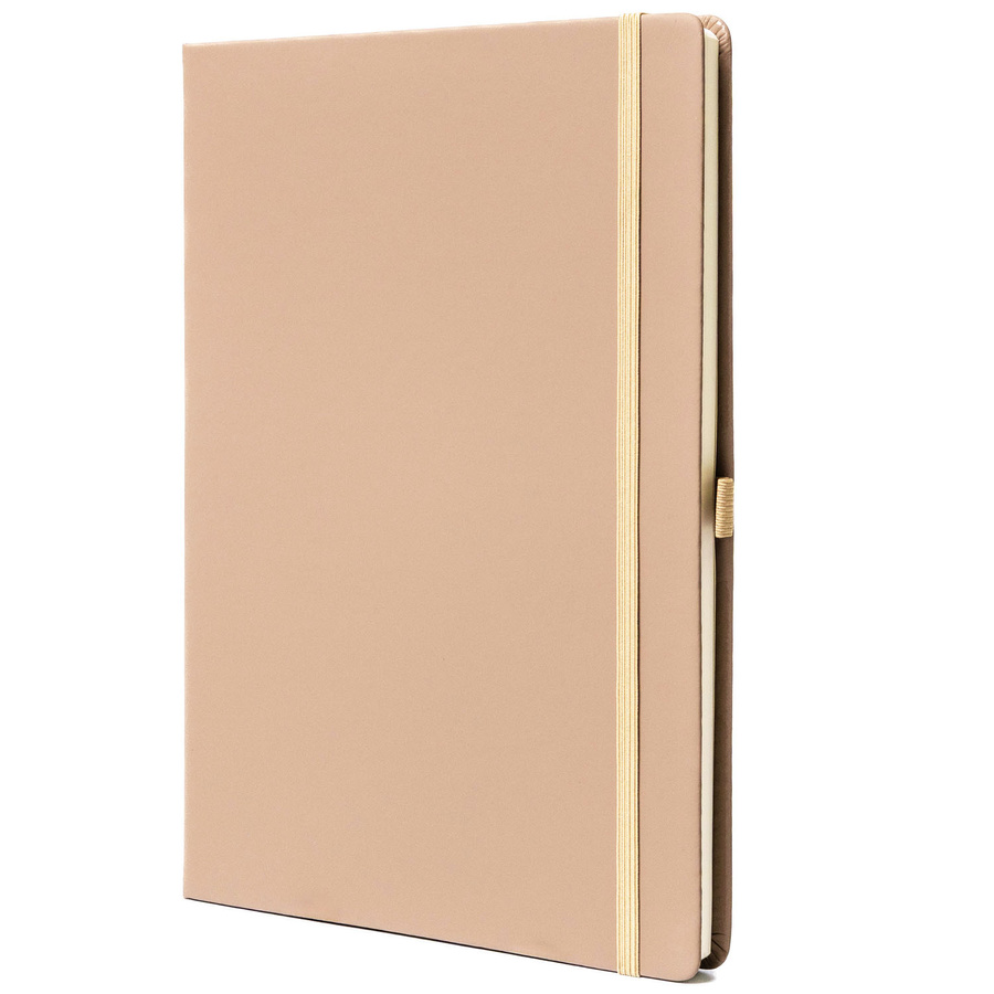 Notes w kolorze khaki zadrukowany w kropki - Peterson